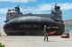 US Navy Seaman directing a landing craft air cushion poster print.