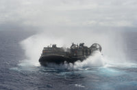 U.S. Navy landing craft air cushion poster print during RIMPAC 2014.