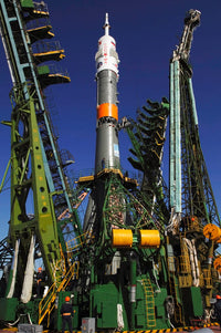 Soyuz TMA-6 Vehicle Poster Print showcasing the iconic spacecraft.