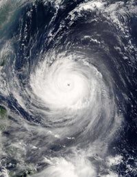 September 2, 2005 Typhoon Talim Approaching Taiwan Poster Print