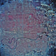 Satellite view poster print of Wichita, Kansas from 1985