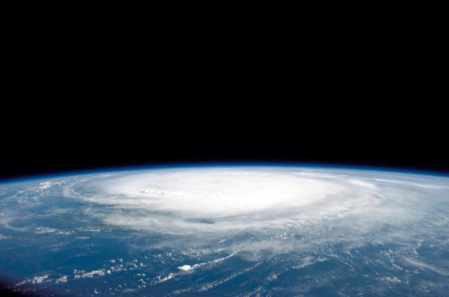 Hurricane Frances Poster Print by Stocktrek Images showcasing a powerful weather phenomenon.