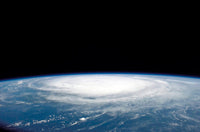 Hurricane Frances Poster Print by Stocktrek Images showcasing a powerful weather phenomenon.