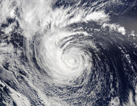 Poster print of Hurricane Ele in the central Pacific on September 4, 2002.