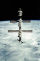 International Space Station Poster Print showcasing Earth's beauty from space.