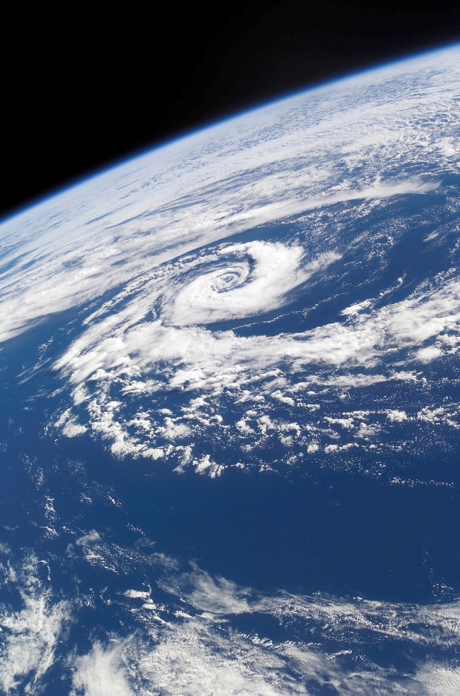 March 10, 2002 subtropical cyclone poster print overlooking the Tasman Sea.