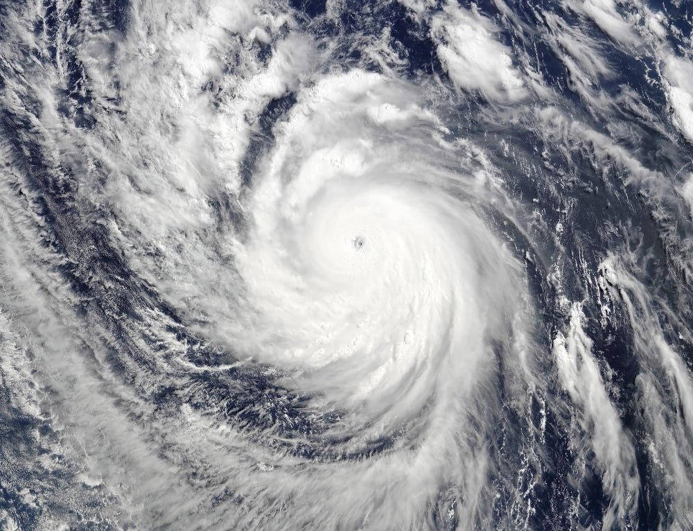 Super Typhoon Lupit Poster Print showcasing the beauty of nature's power
