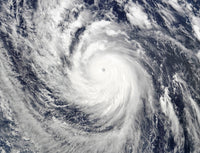 Super Typhoon Lupit Poster Print showcasing the beauty of nature's power