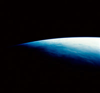 Curve of Planet Poster Print showcasing a celestial view by Stocktrek Images.