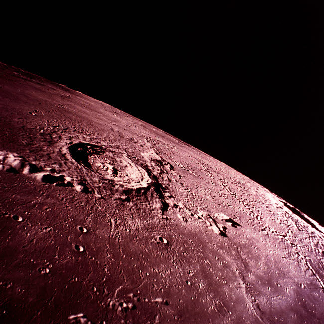 Crater from Orbit Poster Print showcasing a stunning view of a crater from space