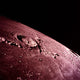 Crater from Orbit Poster Print showcasing a stunning view of a crater from space