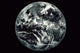 Black and White Image of Earth Poster Print by Stocktrek Images