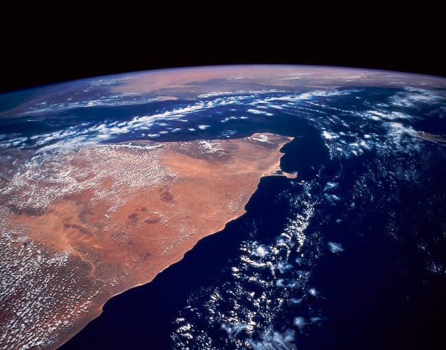 Horn of Africa, Somalia Poster Print showcasing vibrant landscapes.