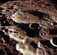 Oblique View of the Crater Daedalus on the Moon Poster Print