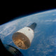 Gemini-Titan 7 spacecraft in Earth orbit poster print.