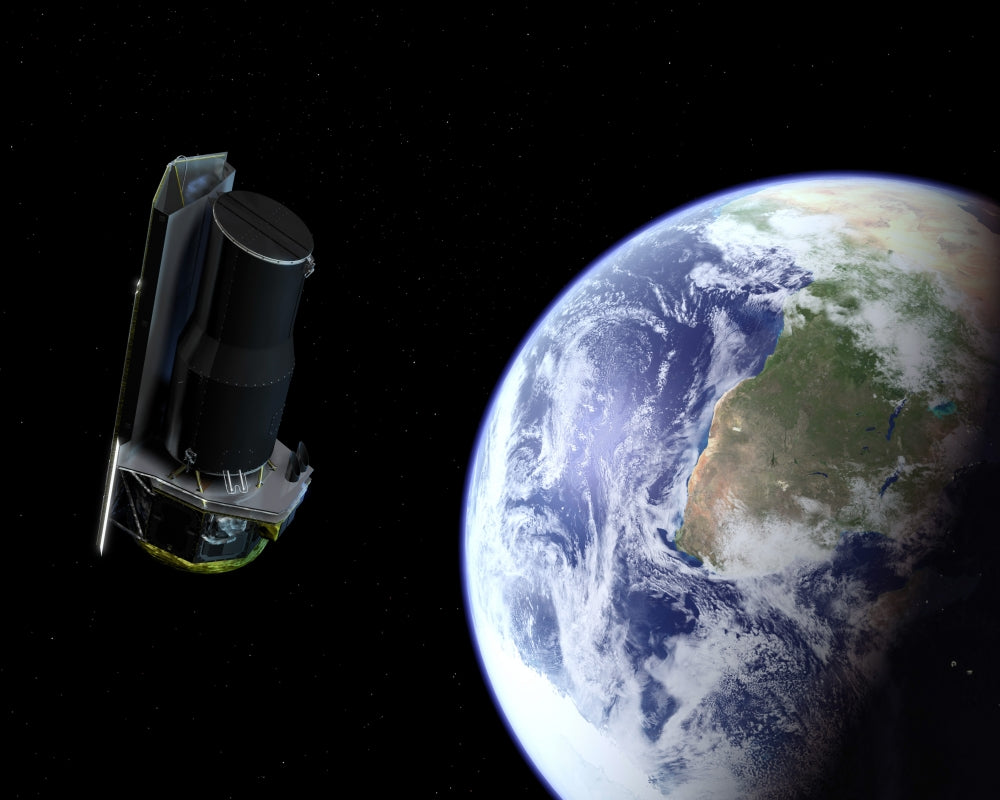 Spitzer Space Telescope Launch Poster Print showing Africa
