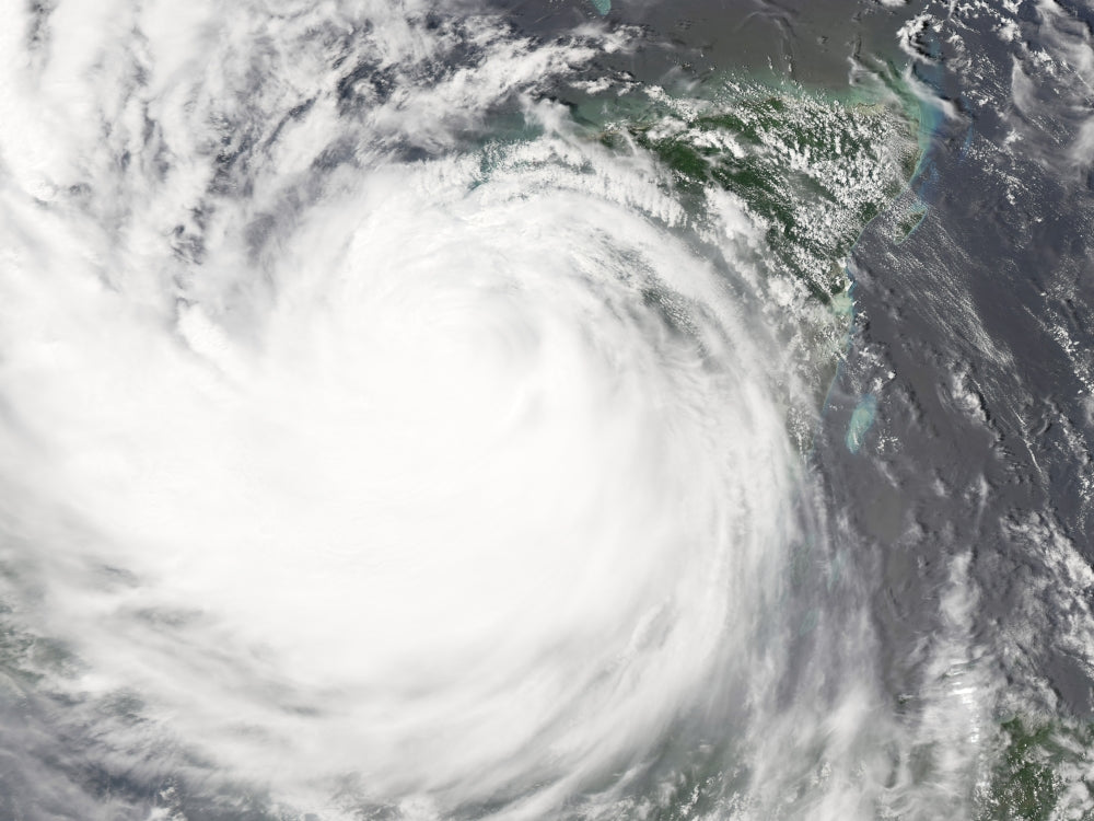 Hurricane Dean Poster Print showcasing the power of nature