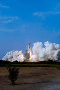 Space Shuttle Endeavour Liftoff Poster Print by Stocktrek Images.
