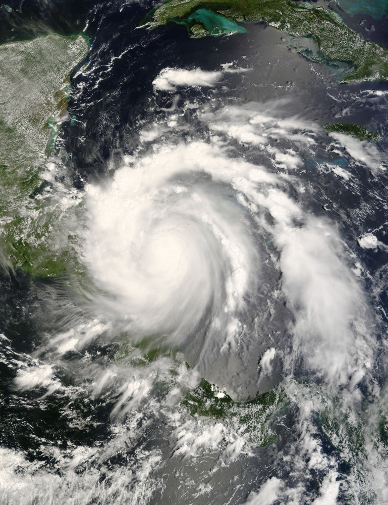 Hurricane Felix Over Central America Poster Print