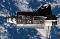 Space Shuttle Atlantis Poster Print showcasing the iconic spacecraft.