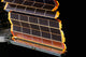 Close-up view of the solar arrays on the International Space Station Poster Print.