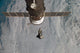 Space Shuttle Discovery with Russian spacecraft poster print.