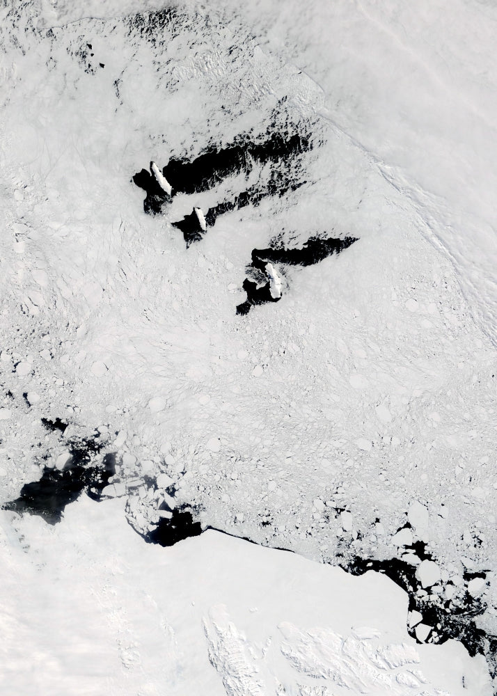 Balleny Islands Poster Print showcasing stunning Antarctic landscapes.