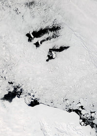 Balleny Islands Poster Print showcasing stunning Antarctic landscapes.