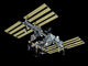 International Space Station computer-generated scene poster print.