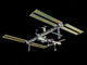 Computer generated view of the International Space Station poster print.