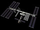 Computer generated view of the International Space Station poster print.