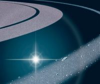 Star Occultation Poster Print showcasing celestial phenomenon
