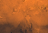 Phoenicis Lacus region of Mars poster print showcasing vibrant celestial details.