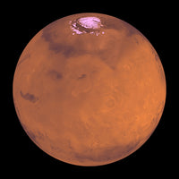 Mars Poster Print showcasing the Red Planet in stunning detail.