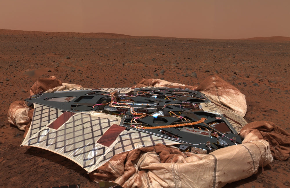 Mars Rover's Landing Site at Columbia Memorial Station Poster Print
