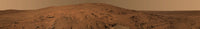 Panoramic View of Mars Poster Print showcasing vibrant Martian landscape.