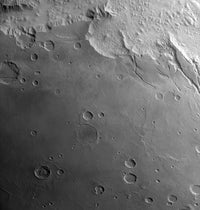 Surface of Mars Poster Print showcasing Martian landscape.