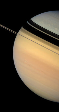 Saturn Poster Print showcasing the planet's rings and colors