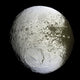 Saturn's Moon Iapetus Poster Print showcasing celestial beauty