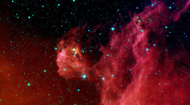 Young Stars Emerge from Orion's Head Poster Print showcasing the beauty of the cosmos