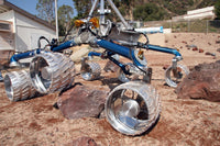 Scarecrow Mobility-Testing Model for Mars Science Laboratory Poster Print