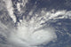 Hurricane Bertha Poster Print showcasing powerful imagery of a hurricane.