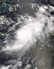 Hurricane Gustav Over Hispaniola Poster Print from August 26, 2008