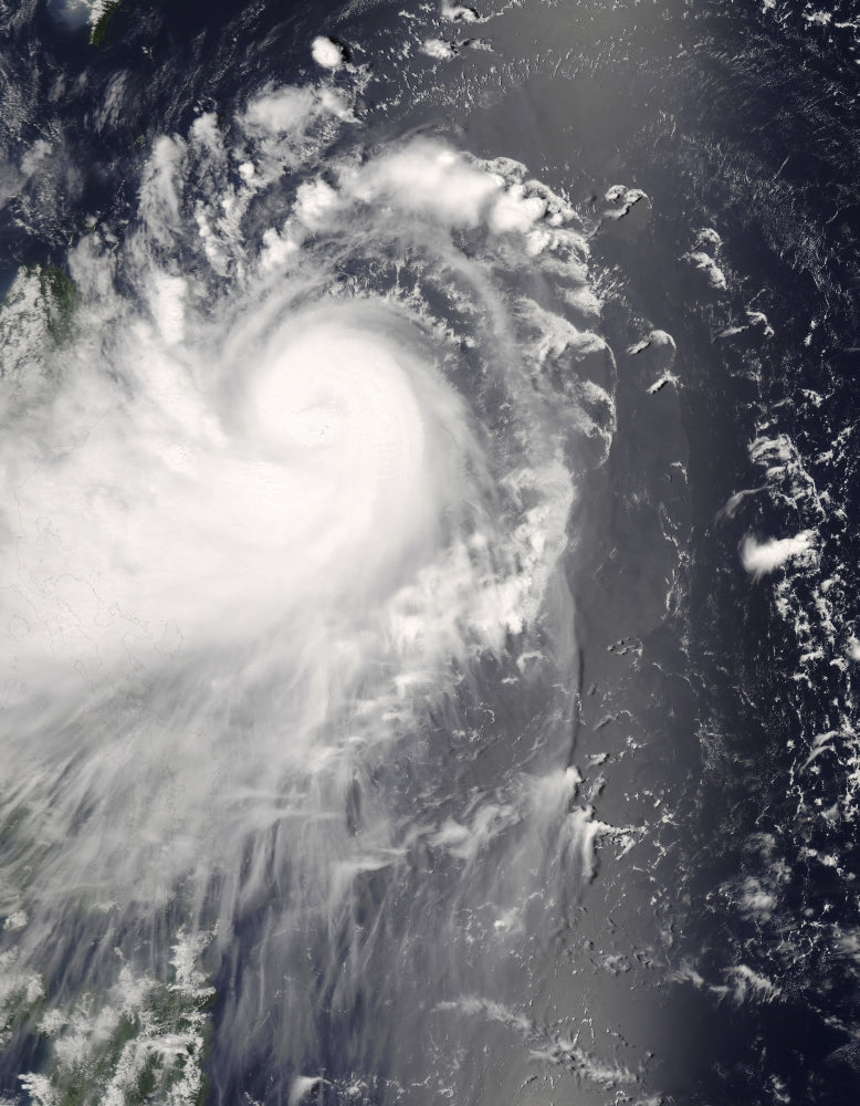 Typhoon Nuri Approaching the Philippine Islands Poster Print