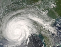 Hurricane Gustav Over Louisiana Poster Print from September 1, 2008