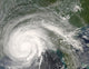 Hurricane Gustav Over Louisiana Poster Print from September 1, 2008