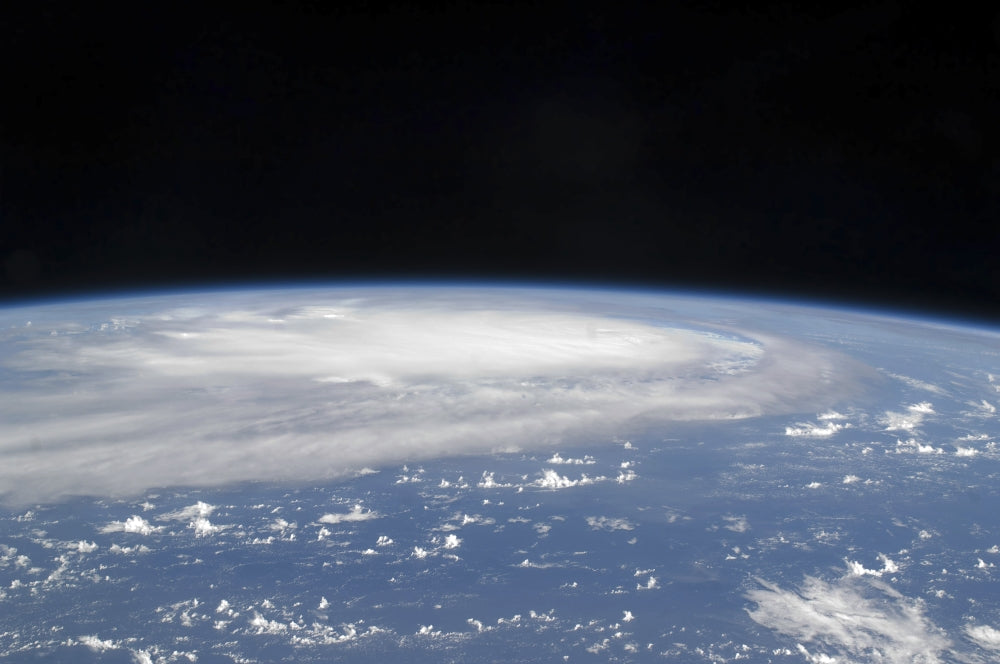 Hurricane Ike Poster Print showcasing the intensity of the hurricane