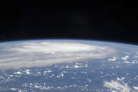 Hurricane Ike Poster Print showcasing the intensity of the hurricane