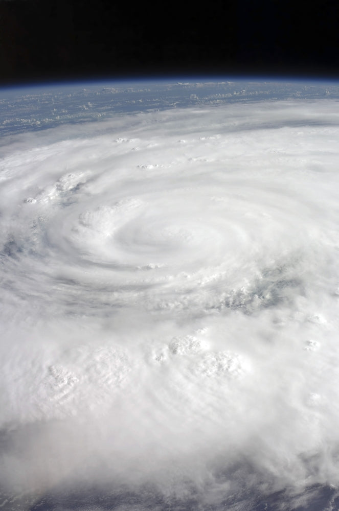 Hurricane Ike Poster Print showcasing the power of nature.