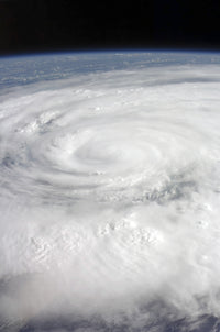 Hurricane Ike Poster Print showcasing the power of nature.